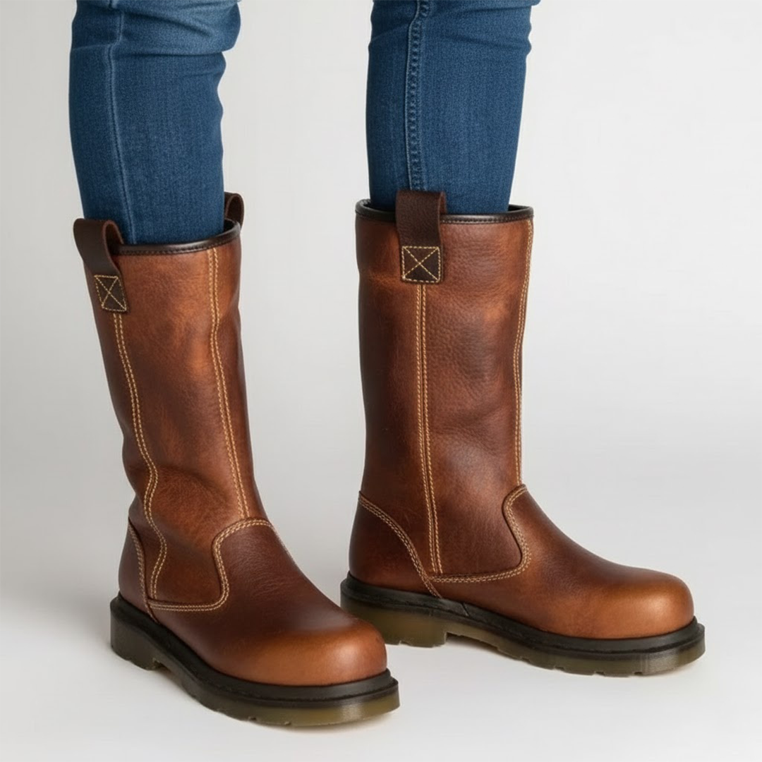 Gefütterte Herren-Schlupfstiefel