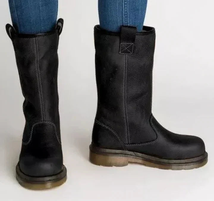 Gefütterte Herren-Schlupfstiefel