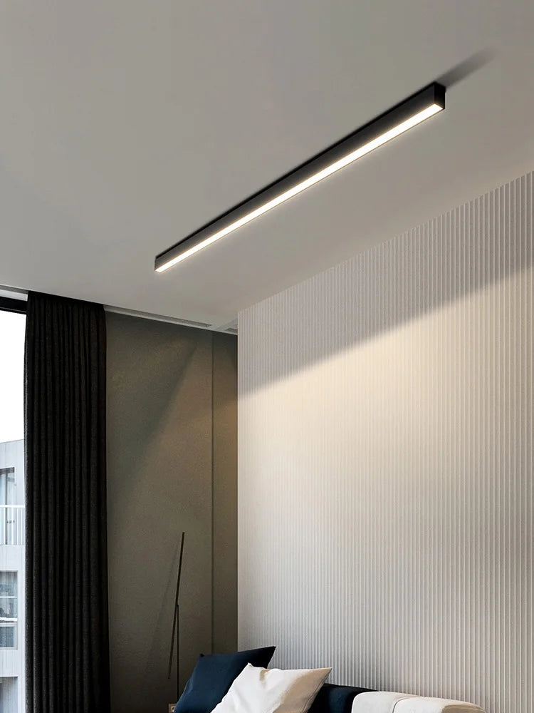 Moderne lineare LED-Deckenleuchte