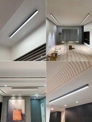 Moderne lineare LED-Deckenleuchte