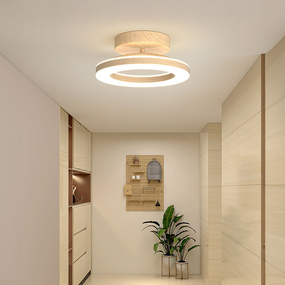 LED-Deckenleuchte mit schwebendem Lichtring