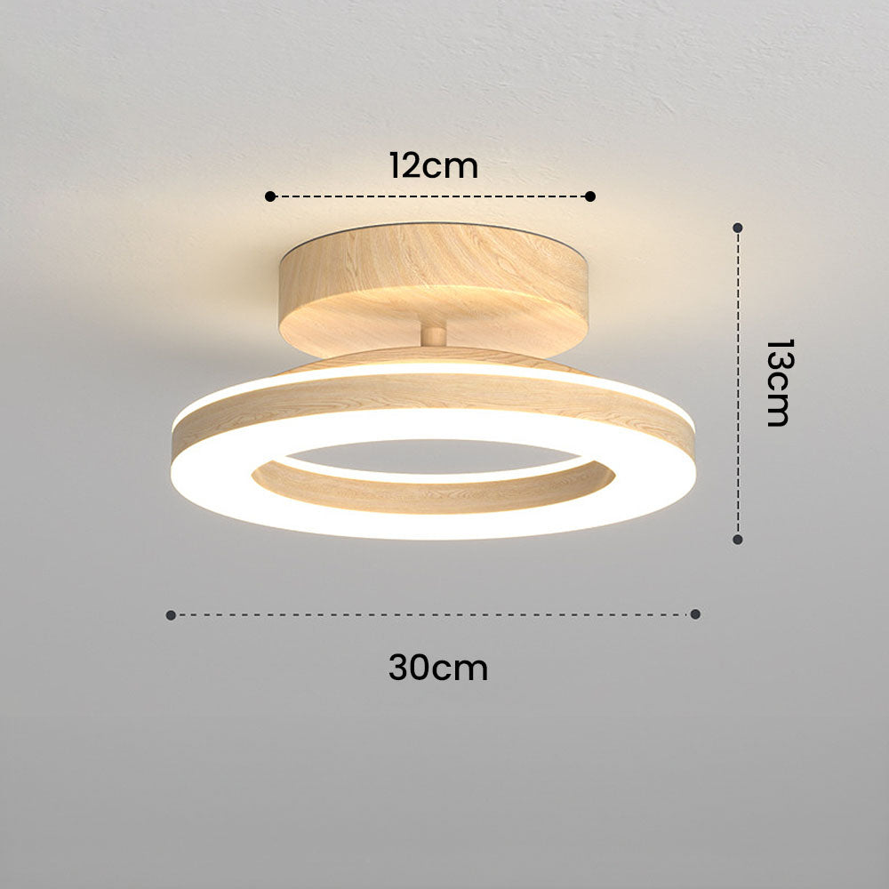 LED-Deckenleuchte mit schwebendem Lichtring