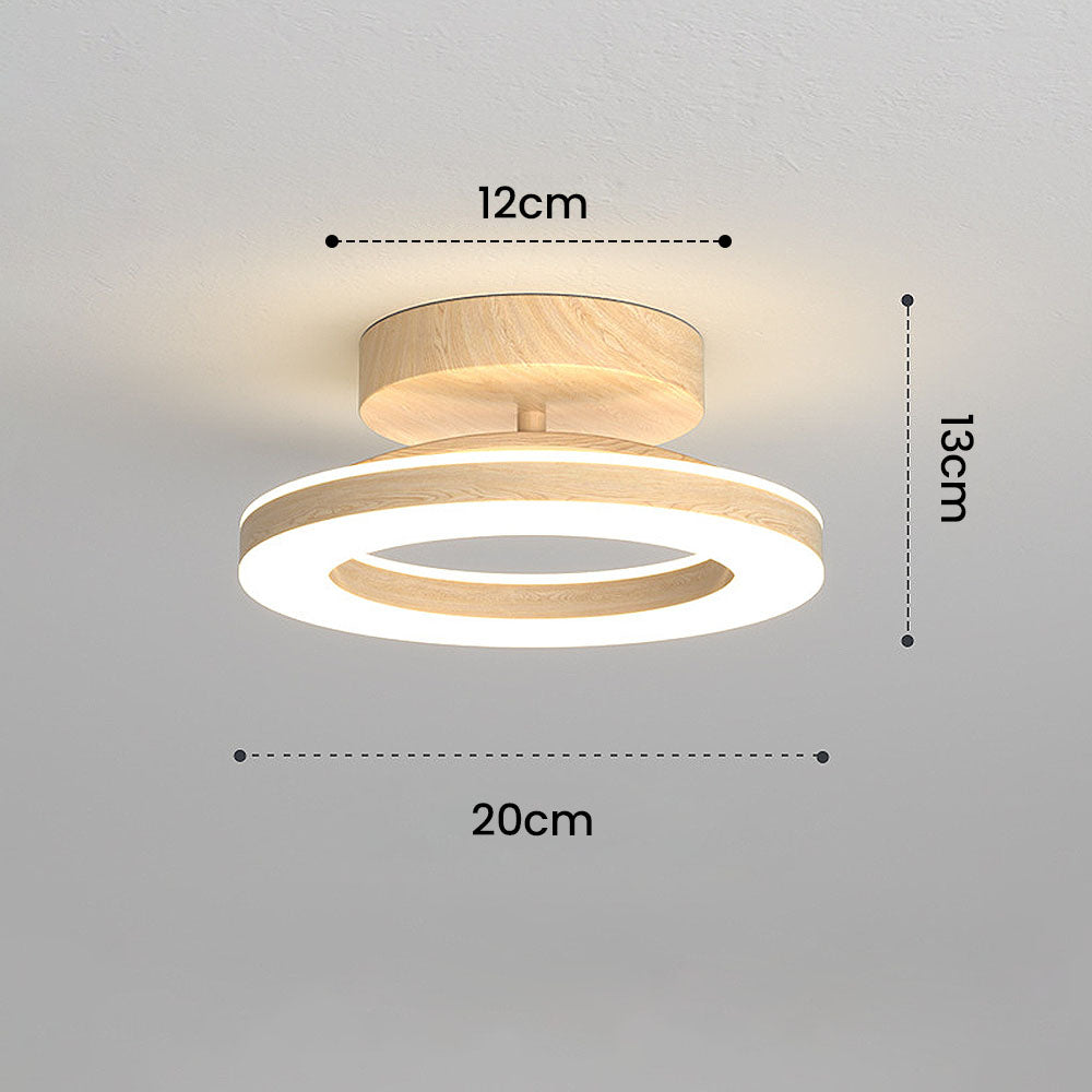 LED-Deckenleuchte mit schwebendem Lichtring