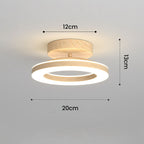 LED-Deckenleuchte mit schwebendem Lichtring