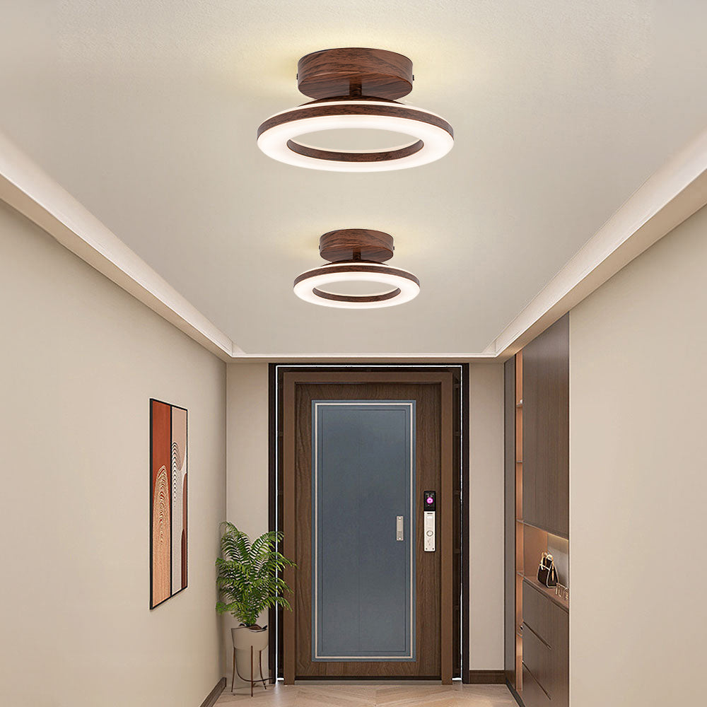 LED-Deckenleuchte mit schwebendem Lichtring
