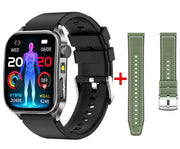 Intelligente Armbanduhr mit Digitaldisplay und zusätzlichem schwarzem Armband
