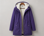 Warmer Damen-Winterparka mit Teddyfutter