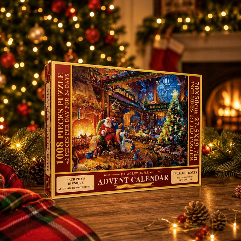 Puzzle-Adventskalender 2026 mit 1008 Teilen