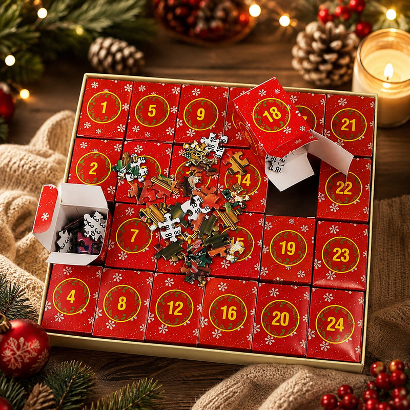 Puzzle-Adventskalender 2026 mit 1008 Teilen