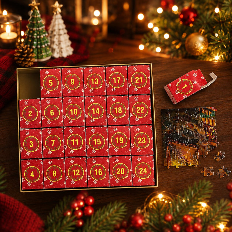 Puzzle-Adventskalender 2026 mit 1008 Teilen