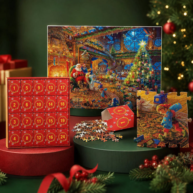 Puzzle-Adventskalender 2026 mit 1008 Teilen
