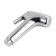 Handbrause für das WC mit flexiblem Metallschlauch und Wandhalterung in Chromoptik