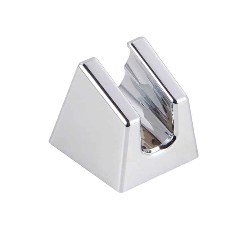 Handbrause für das WC mit flexiblem Metallschlauch und Wandhalterung in Chromoptik