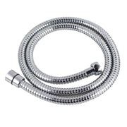 Handbrause für das WC mit flexiblem Metallschlauch und Wandhalterung in Chromoptik
