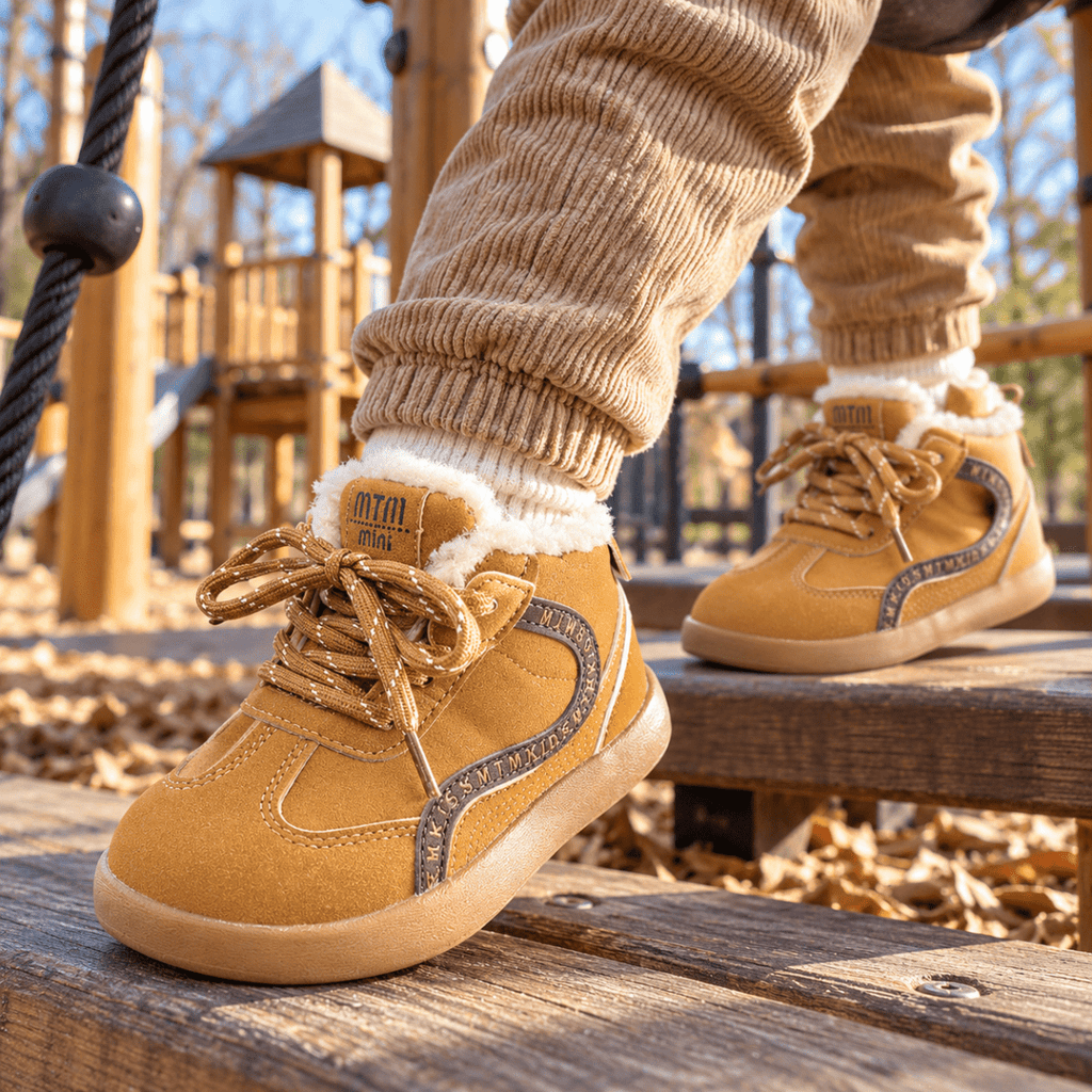 Wasserdichte Kinder-Winterstiefel mit warmem Futter