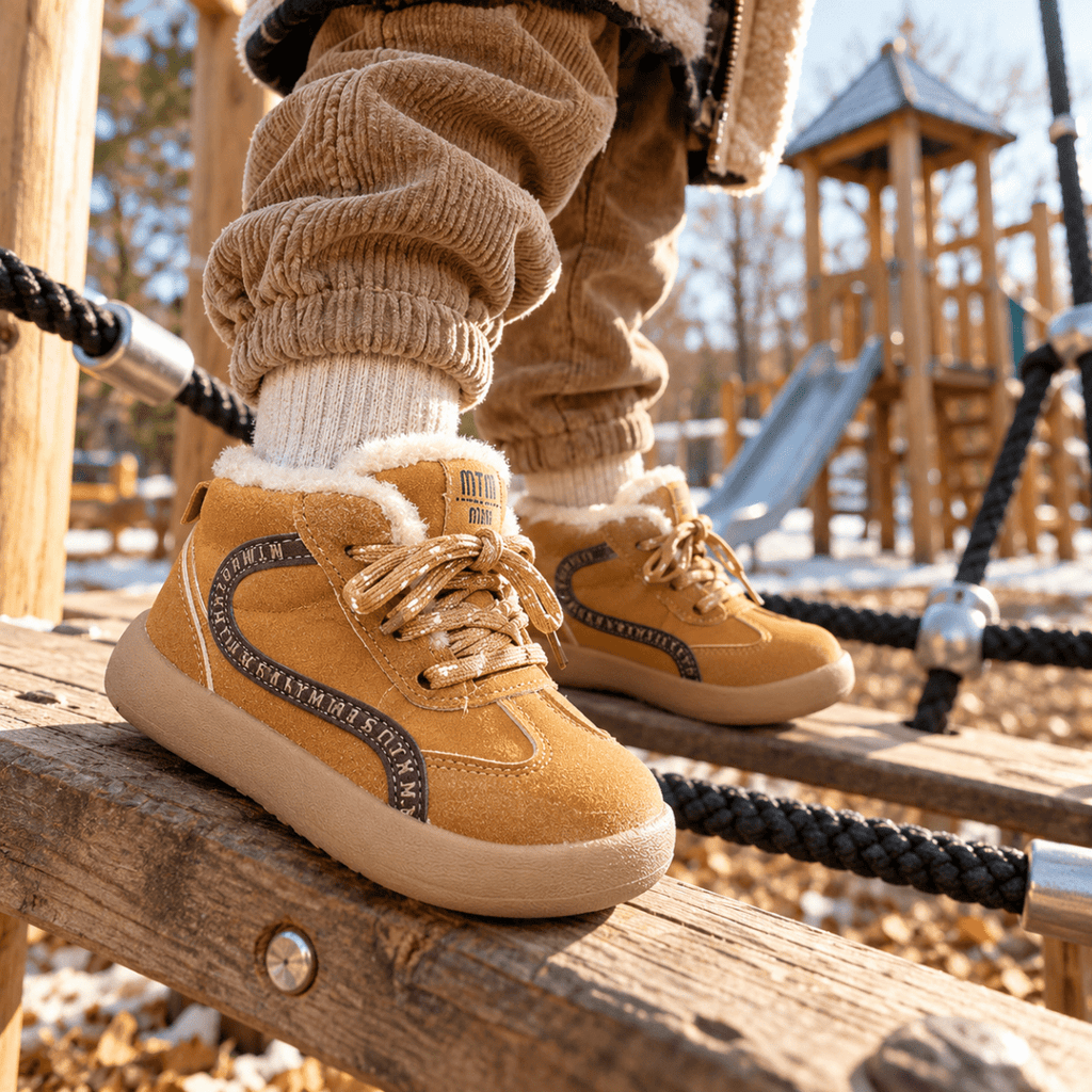 Wasserdichte Kinder-Winterstiefel mit warmem Futter