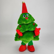 Tanzender Plüsch-Weihnachtsbaum mit Musik und Lichtern