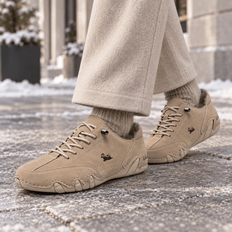 Gefütterte Barfußschuhe für Herbst und Winter