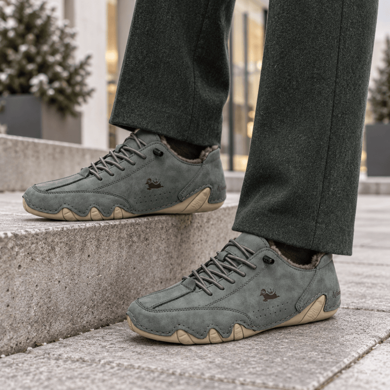Gefütterte Barfußschuhe für Herbst und Winter