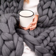 Extra dickes XXL-Strickgarn für grobe Decken und Plaids