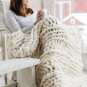 Extra dickes XXL-Strickgarn für grobe Decken und Plaids