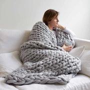 Extra dickes XXL-Strickgarn für grobe Decken und Plaids